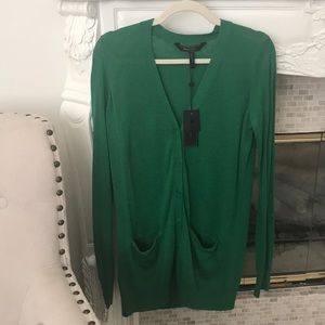 BCBGMaxAzria Sweaters - BCBG max Azria size Small, green long cardigan BCBGMaxAzria Sweaters - BCBG max Azria size Small, green long cardigan